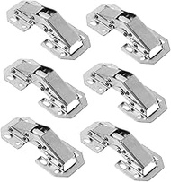 OSALADI 6Pcs Damping buffer hinge soft close hinges hidden hinges for cabinet doors kitchen cabinets hinge cabinet door hinge Door Hinge Accessory Showcase cold rolled steel damper