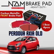 PERODUA AXIA OLD-NAM CARBON METALIC PERFORMANCE BRAKE PAD FRONT/DEPAN SET(D0101M)