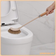 [DirerxaMY] Toilet Brush with Wooden Handle Dense-Bristle Toilet Brush Ergonomic Hygienic for Bathro