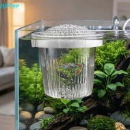 JSJJINGP Aquarium Breeder Box, Transparent Plastic Fish Breeding Isolation Box, Propagation Box Susp