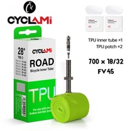 Cyclami TPU Inner Tube 700x23c 700x25c 700x28c 700x32c 38g Road Bike Presta FV 45mm Interior Tube