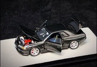(Pre Order 預訂)
PGM 1：64合金全開模型，天際線Skyline GT-R 第3代 R32。 首批預售中，金屬灰Metallic Grey