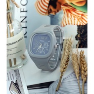 AXNAT Jam Tangan Analog Chrono Pria Wanita Rubber Quartz Fashion Couple Anak Remaja Premium RM035