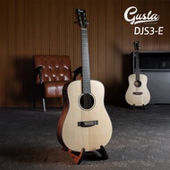 Gusta DJS3-E กีตาร์โปร่งไฟฟ้า DJS3E Music Arms