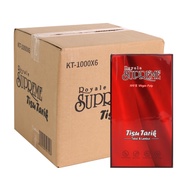 Royale Supreme Hanging Facial Tissue 4ply 1000's (6 Packs) [1 Carton]