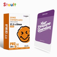 120 Sheets Blueberry Sleeve Cover Outer Layer Card Holder 57.5x89mm Clear Envelope Collection Cards 