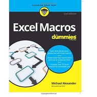 Excel Macros For Dummies [Paperback] Alexander, Michael