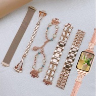 Diamond Rose Gold Metal Watch Strap For Huawei Watch Fit 2 Strap Huawei Watch Fit Strap Bracelet For