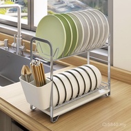 Stainless Steel Bowl Kitchen Western Storage Rack Tableware Drain Rack Put Dishes Storage Dishes Dra