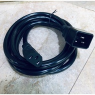 IEC C20 To C13 UPS Pdu Distribution Wire 10A 16a Cable 3g1.5 H05VV-F Measure 0.5m/1.8M