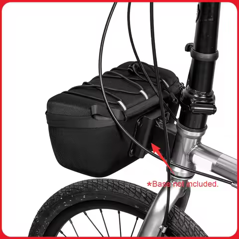 Bicycle Front Bag 4L EVA Hard Shell Bike Basket Bag Cycling Accessories Bike Handlebar Bag for Bromp