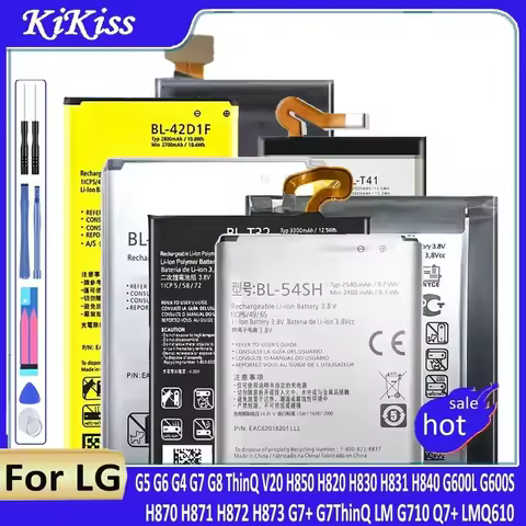 Battery for LG G5, G6, G4, G7, G8, ThinQ, V20, H850, H820, H830, H831, H840, G600L, G600S, H870, H87