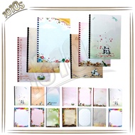*READY STOCK* 30 Sheet Buku Skrap Folio Set / Scrap Book / Folio Binding Set / Cover Cartoon Cute
