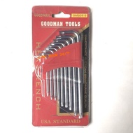 Hexagon Rosette Set 9 Piece, Six-Peak Rosette Hexagon