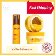 [READY STOCK 🤩] Yello Oatmeal Turmeric Mask & Scrub OTMS / Yello Snowmeric Hydra Boost Brightening S