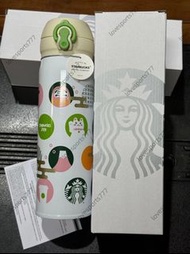 星巴克&膳魔師聯名保溫杯帶招財貓的保溫杯