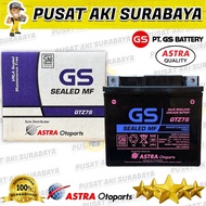 ACCU KERING ORIGINAL GS ASTRA GTZ7S HONDA VARIO 125 150 TAHUN 2013 2014 2015 2016 2017 AKI MOTOR 12V