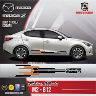 MAZDA 2 CAR BODY STICKER SET M2 - B12