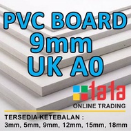 PVC Foam Board 9mm Thick Cut Board A0 Size (84.1x118.9)cm Per-pcs