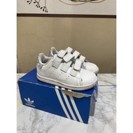 addidas Baby Shoes stan smith CF I uk8 Silver Back Used