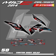 MIO M3/125 MOTORCYCLE STRIPING STICKER MIO M3/125 YAMAHA 2014 - SIMPLE COLOR LIST VARIATION RACING D