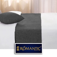 Bed Runner / Selendang Kasur Graphite By Romantic Standard Hotel