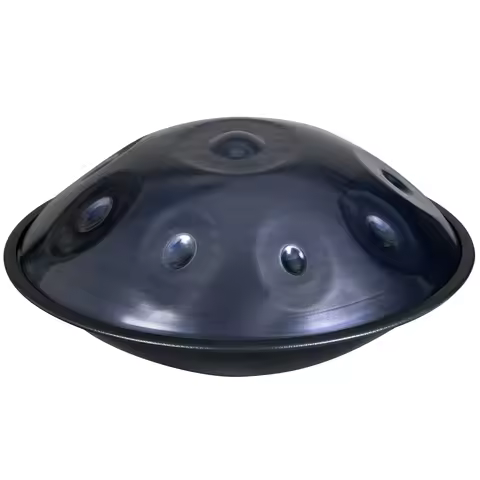 High Quality 55cm Handpan Drum DC 04 10 Notes F Low Pygmy Dark Blue Handpan