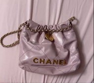 Chanel 22bag mini 櫻花粉