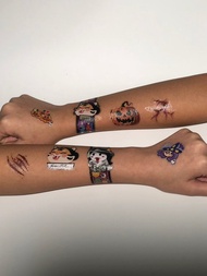 萬聖節派對紋身貼紙