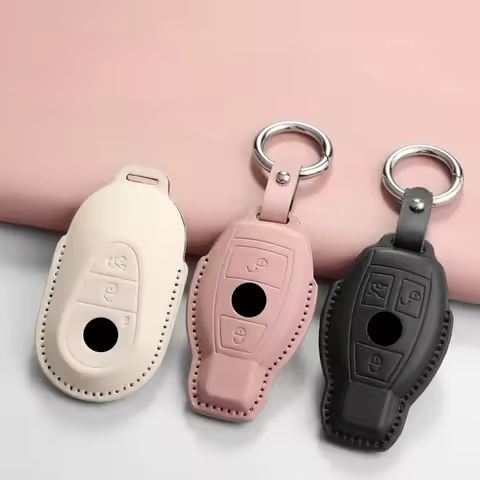 Car Key Case Cover for Mercedes Benz A B C E G S Class GLS GLA GLK E200 E400 E63 S350 C260 C300 S400