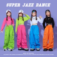 Girls Jazz Dance Training Class Clothes Girls Handsome Catwalk Trendy Suit Girls Hip-Hop Sweet Cool 