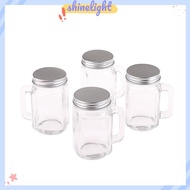 [Shinelight] 1Pc 40ml Jam Honey Jar Portable Leakproof Coffee Milk Juice Bottle With Lid Home Party 