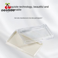 NICESI False Lashes Show Box,  Square Shape Eyelash Storage Box,  Plastic Storage Box