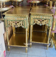 โต๊ะเคียง ขนาด 30x30x75 ซม./40x40x75cm. โต๊ะวางพระ โต๊ะกลาง โต๊ะข้าง โต๊ะพระ โต๊ะทอง แท่นวางพระ ฐานว