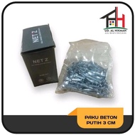 PAKU BETON PUTIH 1 1/4 INCH MERK NETZ ORIGINAL - PAKU BETON PUTIH 3 CM