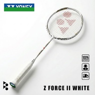 Yonex VOLTRIC Z FORCE II WHITE.Raket-badminton gentian karbon penuh adalah uniseks
