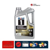 120766 Mobil 1™ Extended Performance SAE 5W-30 fully synthetic engine oil (4.73L) protects for 20k m