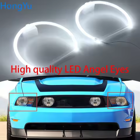 Excellent Angel Eyes Ultra Bright Smd Led Angel Eyes Kit Rings for Ford Mustang 2010 2011 2012