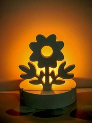 2個矽膠模具,可製作可愛的3d空心花朵,適用於diy家具裝飾,茶燈蠟燭座,環氧樹脂工藝模具
