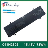New C41N2302 15.48V 73Wh Laptop Battery For Asus  notebook  FA401WV370-0EAEXHB8X10 41R1 FA401