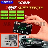 🚗🎁℡‼️Ready Stock🇲🇾CBW Car Electronic Throttle Controller Accelerator Booster 9 Drive pedal Response Myvi Axia Exora