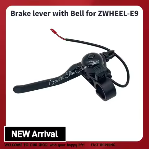 ZWHEEL E-Scooter E9 Brake Lever with Bell Replacement Part for ZWHEEL E9 Model Scooter brake Accesso