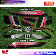 MERAH STRIPING NOUVO Z BLACK KNIGHT LIST RED