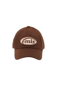 หมวก Tone on tone wappen ball cap  brown ยี่ห้อ EMIS ของแท้จากเกาหลี ของพร้อมส่ง