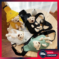 Gratis Ongkir -  Waist Bag Boneka / Tas Selempang Boneka Import / Tas Pinggang Boneka Lucu