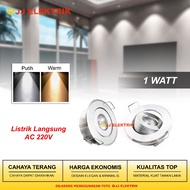 MATA Mini Spotlight 1W Small LED Spotlight 1 Eye Warm White or White