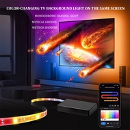 Smart Immersion TV Backlight Strip, Sync TV/PC RGBIC LED Light Strip for 55-85 Inch TV, WIFI APP Compatible with Alexa &amp; Google Assistant