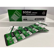 SODA [10pcs] LR626 / LR66 / AG4 / SR626SW / GA4 / SR626 / 377 Alkaline Button Battery For Watch ,Cal