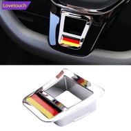 LOVETOUCH Car Interior Steering Wheel Cover Trim Sticker for Volkswagen GOLF 7 GTi MK7 POLO 2014 201