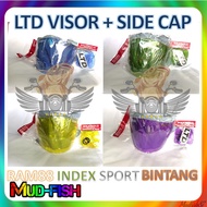 ORIGINAL SOLIDGOLD L33 VISOR + SIDE CAP (EAR LID) COLOUR  For LTD INDEX, BINTANG, SPORT, RAM88